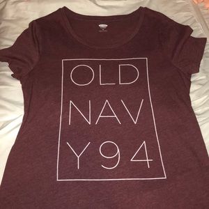 Old Navy Maroon Tee